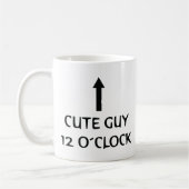 niedliches Typ 12 o´clock Kaffeetasse (Links)