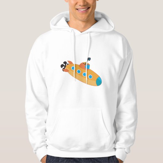 Niedliches U-Boot Hoodie (Vorderseite)