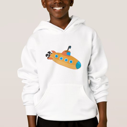 Niedliches U-Boot Hoodie (Vorderseite)