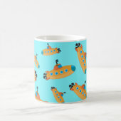 Niedliches U-Boot-Muster Kaffeetasse (Mittel)