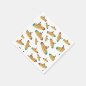 Niedliches U-Boot-Muster Kids-Party Serviette (Ecke)