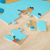 Niedliches U-Boot-Muster Puzzle (Seite)