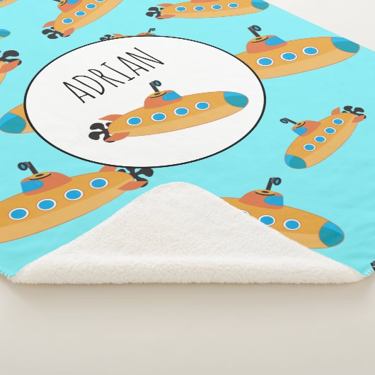 Niedliches U-Boot-Muster Sherpadecke (3/4)