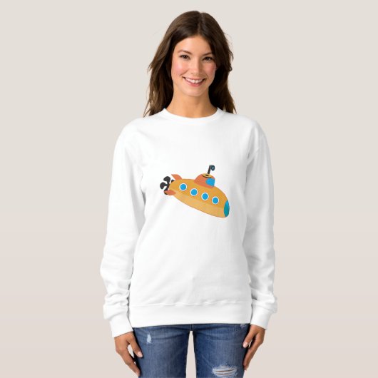 Niedliches U-Boot Sweatshirt (Vorne ganz)