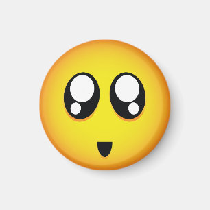 Niedliches u. kleines großes teary Augen emoji Magnet