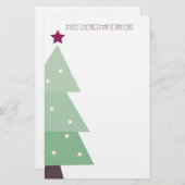 Niedliches u. Land-Weihnachten Briefpapier (Vorne/Hinten)