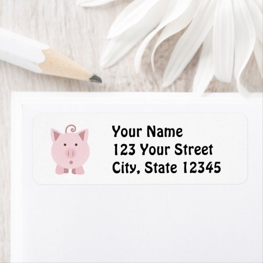 Niedliches überraschtes Schwein (Insitu)