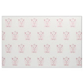 Niedliches überraschtes Schwein Stoff (Fat Quarter (45,7 x 55,9 cm))