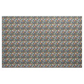 Niedliches UFO-Weltraumflugmuster Stoff (Fat Quarter (45,7 x 55,9 cm))
