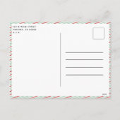 Niedliches Ugly Sweater Frohe Weihnachtsfeiertage  Feiertagspostkarte (Rückseite)