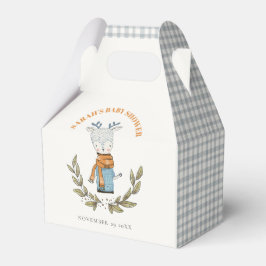 Niedliches Ugly Sweater Leaf Winter Rentier Baby D Geschenkschachtel