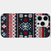 Niedliches Ugly Sweater Muster Weihnachten Case-Mate iPhone Hülle (Rückseite (Horizontal))