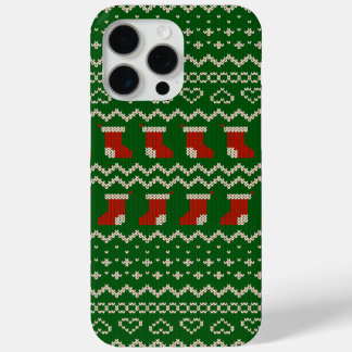 Niedliches Ugly Sweater Muster Weihnachten Case-Mate iPhone Hülle