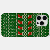 Niedliches Ugly Sweater Muster Weihnachten Case-Mate iPhone Hülle (Rückseite (Horizontal))