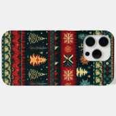 Niedliches Ugly Sweater Muster Weihnachten Case-Mate iPhone Hülle (Rückseite (Horizontal))