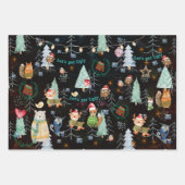 Niedliches Ugly Sweater Party Geschenkpapier Set (Vorderseite)