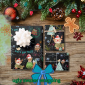 Niedliches Ugly Sweater Party Geschenkpapier Set