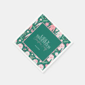 Niedliches Ugly Sweater Party Serviette (Ecke)