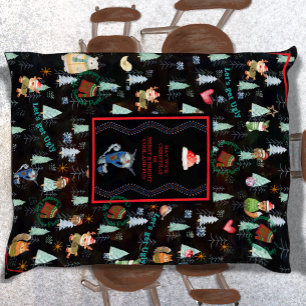 Niedliches Ugly Sweater Weihnachts-Party Nordische Tischdecke