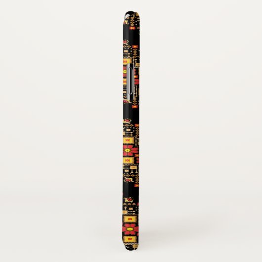 Niedliches ukrainisches Blumenmuster-Design Case-Mate iPhone Hülle (Hinten/Rechts)