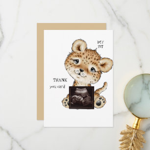 Niedliches ultrasound Foto Boy Funny Danke 