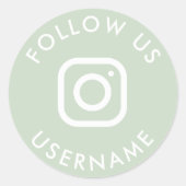 niedliches, umweltfreundliches Paket sozialer Medi Runder Aufkleber (Vorderseite)