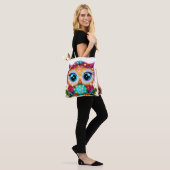 Niedliches und Adorable Kawaii Baby Owl Tasche (Am Model)