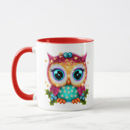Niedliches und Adorable Kawaii Baby Owl Tasse