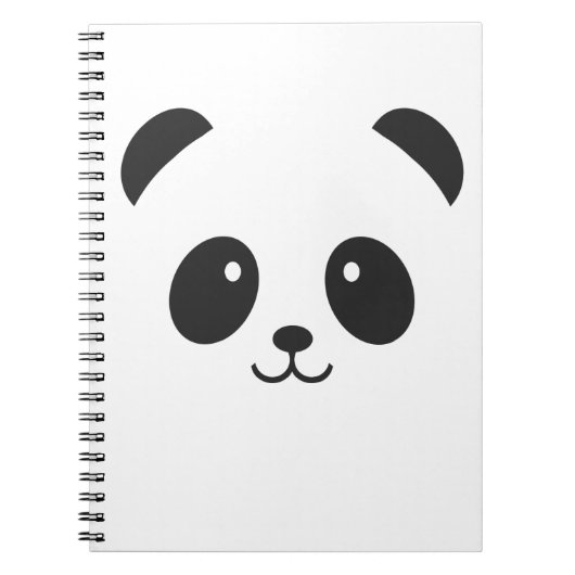 Niedliches und Cuddly Panda-Notizbuch Notizblock (Vorderseite)