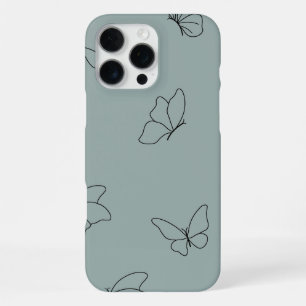 Niedliches und einfaches Butterfly-Muster - Handy- iPhone 16 Pro Max Hülle