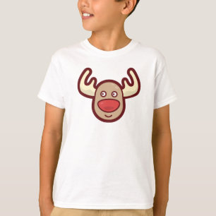 Niedliches und einfaches Hülsen-Shirt Rudolf-Ren- T-Shirt