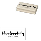 Niedliches und einfaches, modernes Drehbuch Gummistempel (Stempel)