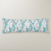 Niedliches und erlesenes Rockpferd Seitenschläferkissen (Rückseite)