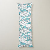 Niedliches und erlesenes Rockpferd Seitenschläferkissen (Rückseite (Vertikal))