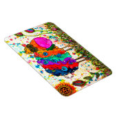 Niedliches und farbiges Schafmagnet 3"x4" Magnet (Rechte Seite)