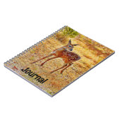 Niedliches und freilebendes Baby Deer Art Journal Notizblock (Linke Seite)