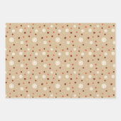 Niedliches und gemütliches Geschenkpapier - Design Set (Vorderseite)