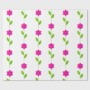 Niedliches und helles Daisy-Papier für die Blumenb Geschenkpapier