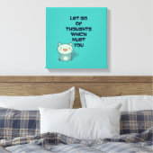 Niedliches und inspirierendes Zitat Leinwanddruck (Insitu (Schlafzimmer))