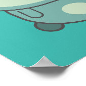 Niedliches und inspirierendes Zitat Poster (Ecke)