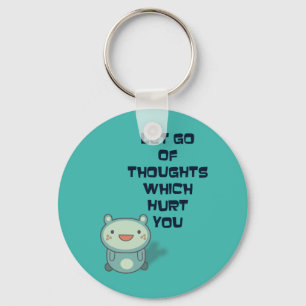 Niedliches und inspirierendes Zitat Schlüsselanhänger