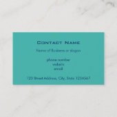 Niedliches und inspirierendes Zitat Visitenkarte (Rückseite)