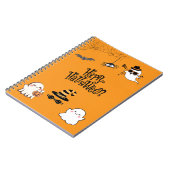 Niedliches und leckeres Halloween-SpiralNotebook Notizblock (Linke Seite)