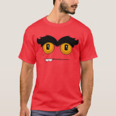 Niedliches und lustiges Cartoon Unibrow T-Shirt (Vorderseite)