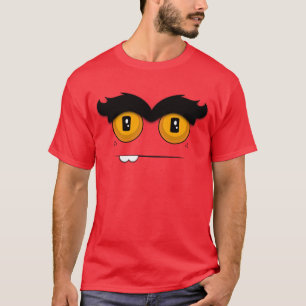 Niedliches und lustiges Cartoon Unibrow T-Shirt