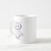 niedliches und lustiges Eule-Muster Kaffeetasse (Vorderseite Links)