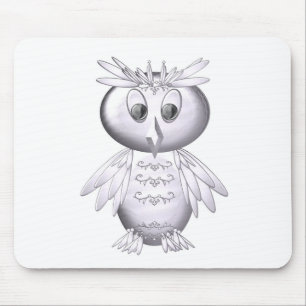 niedliches und lustiges Eule-Muster Mousepad