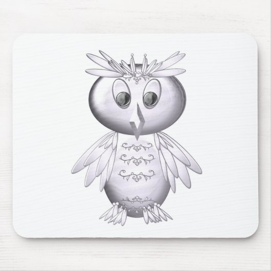 niedliches und lustiges Eule-Muster Mousepad (Vorne)