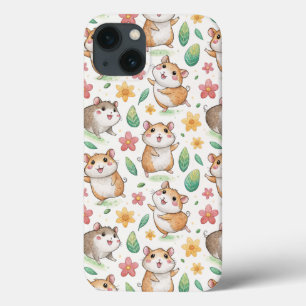 Niedliches und lustiges Hamstermuster Case-Mate iPhone Hülle