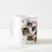Niedliches und lustiges Katzendesign Kaffeetasse (Vorderseite Links)